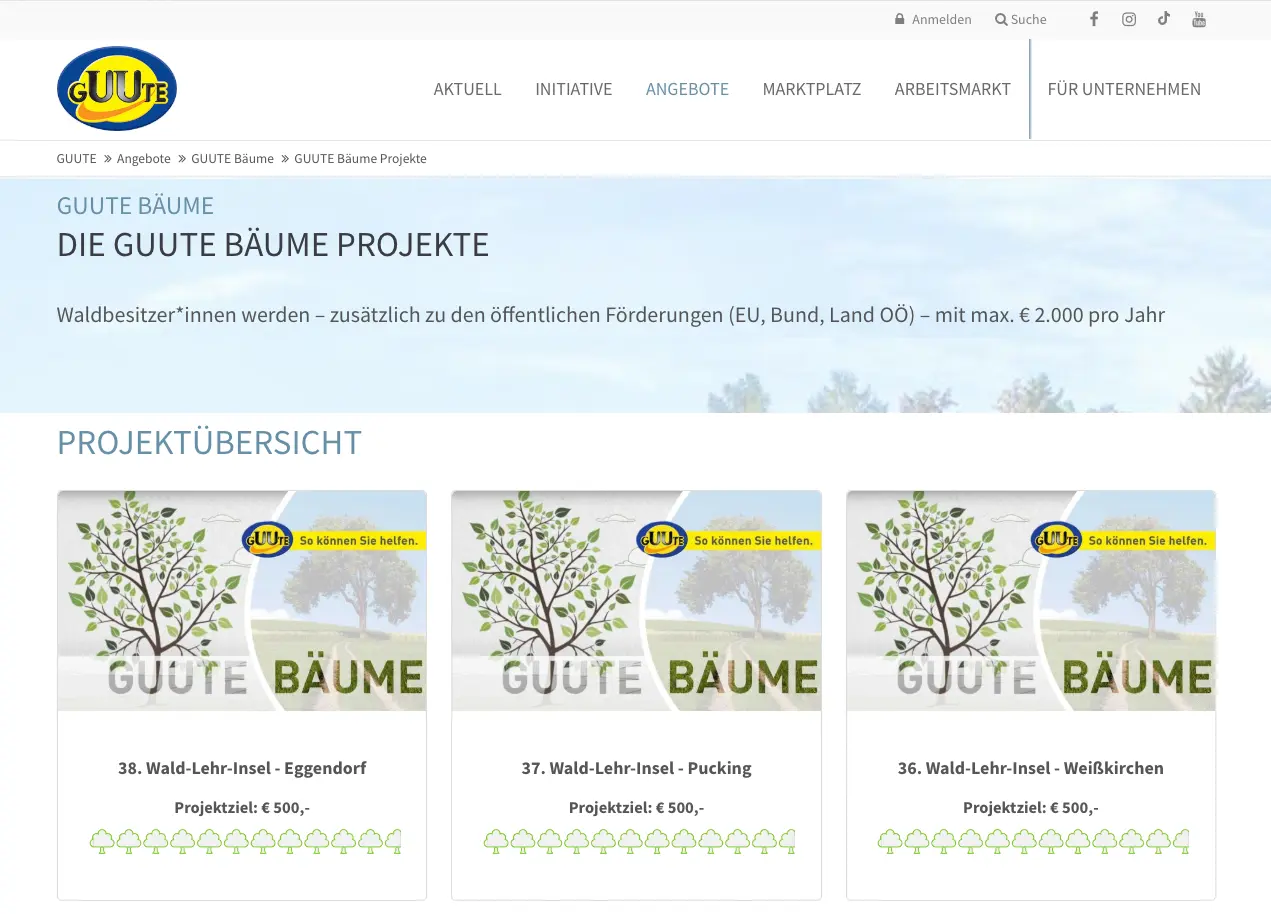 Guute Bäume Projekte